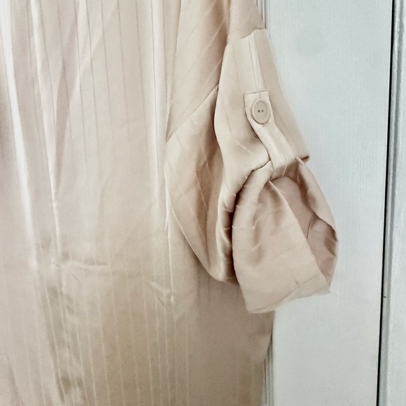 Zara Light Tan Shirt size Medium - Picture 6 of 11